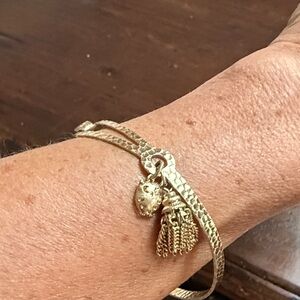 Elegant Gold Charm Bracelet